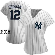 Trent Grisham Women's New York Yankees White Replica Home Name Jersey