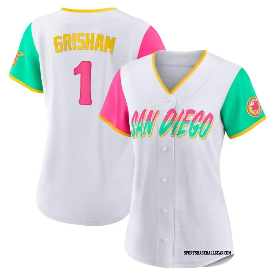 Trent Grisham Women's San Diego Padres White Authentic 2022 City Connect Jersey
