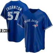 Trent Thornton Youth Toronto Blue Jays Royal Replica Alternate Jersey