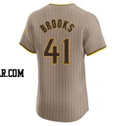 Trenton Brooks Men's San Diego Padres Brown Elite Alternate Jersey