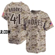 Trenton Brooks Men's San Diego Padres Camo Limited 2nd Alternate Jersey