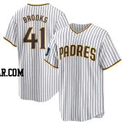 Trenton Brooks Youth San Diego Padres White Replica 2024 World Tour Seoul Series Home Jersey