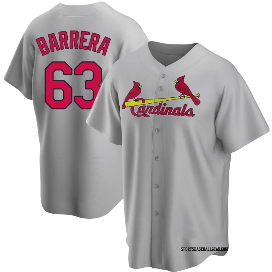 Tres Barrera Youth St. Louis Cardinals Gray Replica Road Jersey