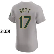 Trevor Gott Men's Oakland Athletics Gray Elite Road Jersey