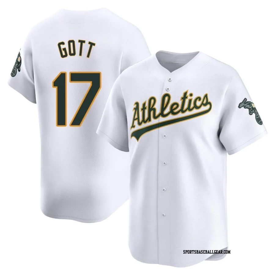 Trevor Gott Men's Oakland Athletics White Limited Home Jersey