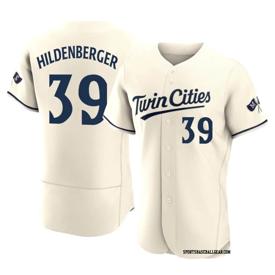 Trevor Hildenberger Men's Minnesota Twins Cream Authentic Alternate 2023 Jersey