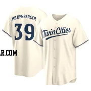 Trevor Hildenberger Men's Minnesota Twins Cream Replica Alternate Jersey