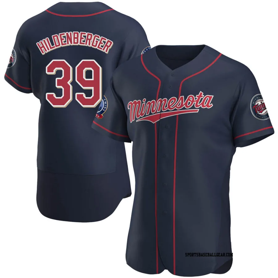 Trevor Hildenberger Men's Minnesota Twins Navy Authentic Alternate 60th Season Jersey