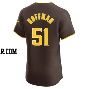 Trevor Hoffman Men's San Diego Padres Brown Elite Road Vapor Premier Jersey