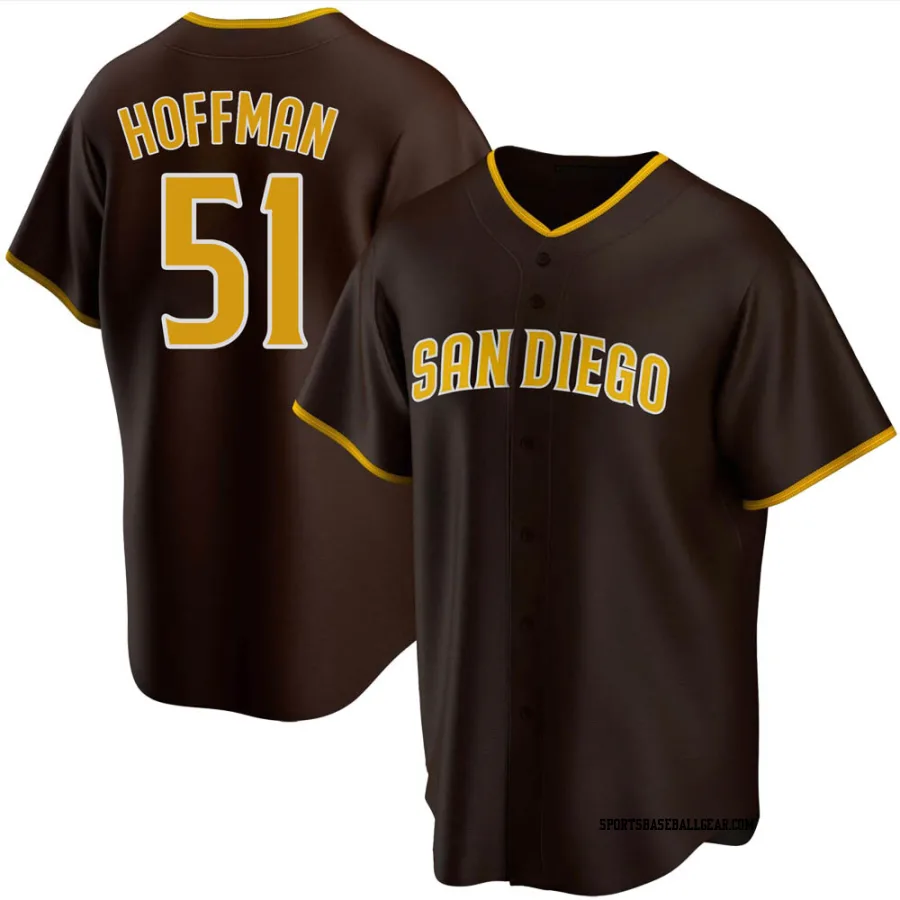 Trevor Hoffman Youth San Diego Padres Brown Replica Road Jersey