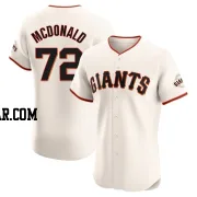 Trevor McDonald Men's San Francisco Giants Cream Elite Home Jersey