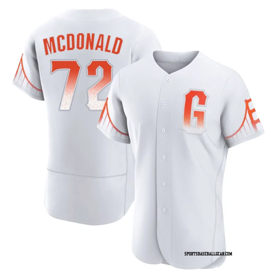 Trevor McDonald Men's San Francisco Giants White Authentic 2021 City Connect Jersey