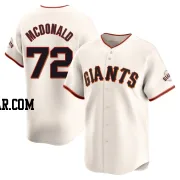 Trevor McDonald Youth San Francisco Giants Cream Limited Home Jersey