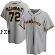 Trevor McDonald Youth San Francisco Giants Gray Replica Road Jersey
