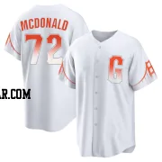 Trevor McDonald Youth San Francisco Giants White Replica 2021 City Connect Jersey