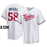 Trevor Megill Men's Minnesota Twins White Replica Home Jersey