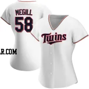 Trevor Megill Women's Minnesota Twins White Authentic Home Jersey