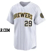 Trevor Megill Youth Milwaukee Brewers White Limited Alternate Jersey