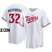 Trevor Richards Youth Minnesota Twins White Replica Home Jersey