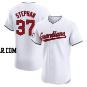Trevor Stephan Men's Cleveland Guardians White Elite Home Jersey