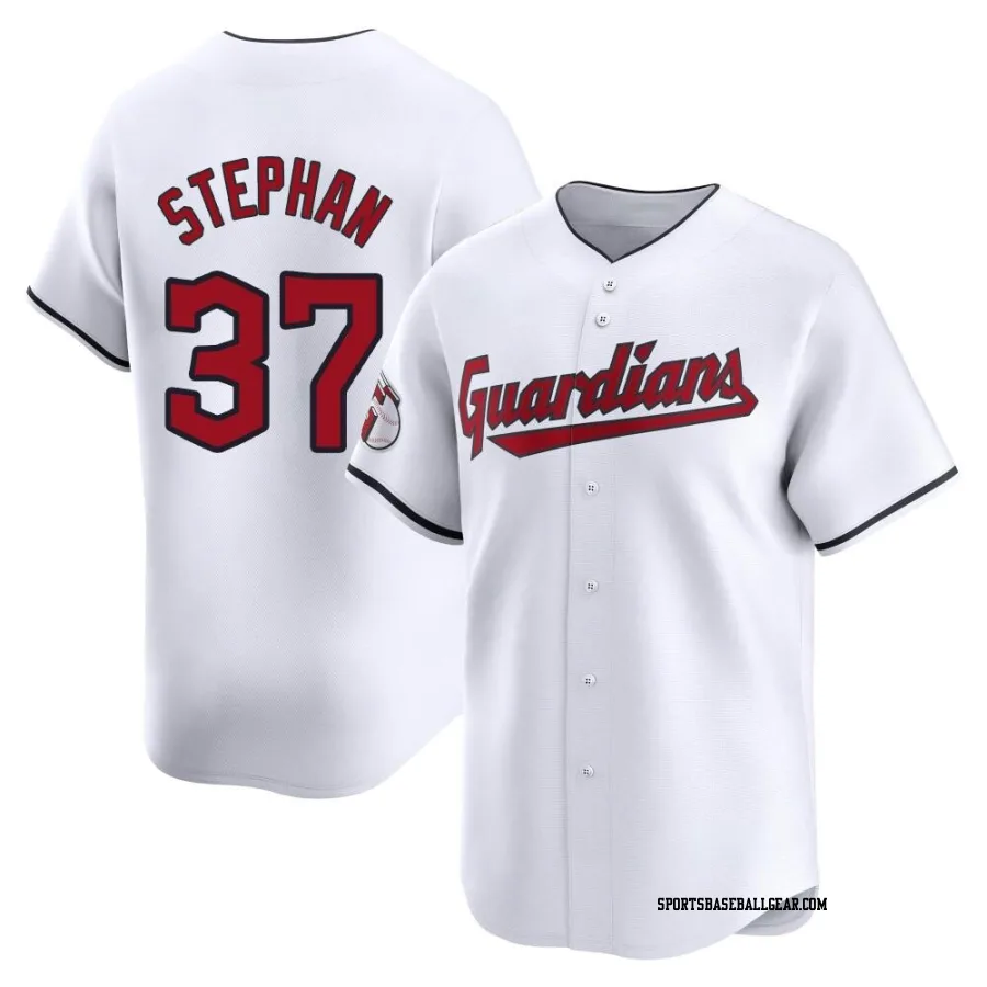 Trevor Stephan Men's Cleveland Guardians White Limited Home Jersey