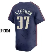 Trevor Stephan Youth Cleveland Guardians Navy Limited 2024 City Connect Jersey