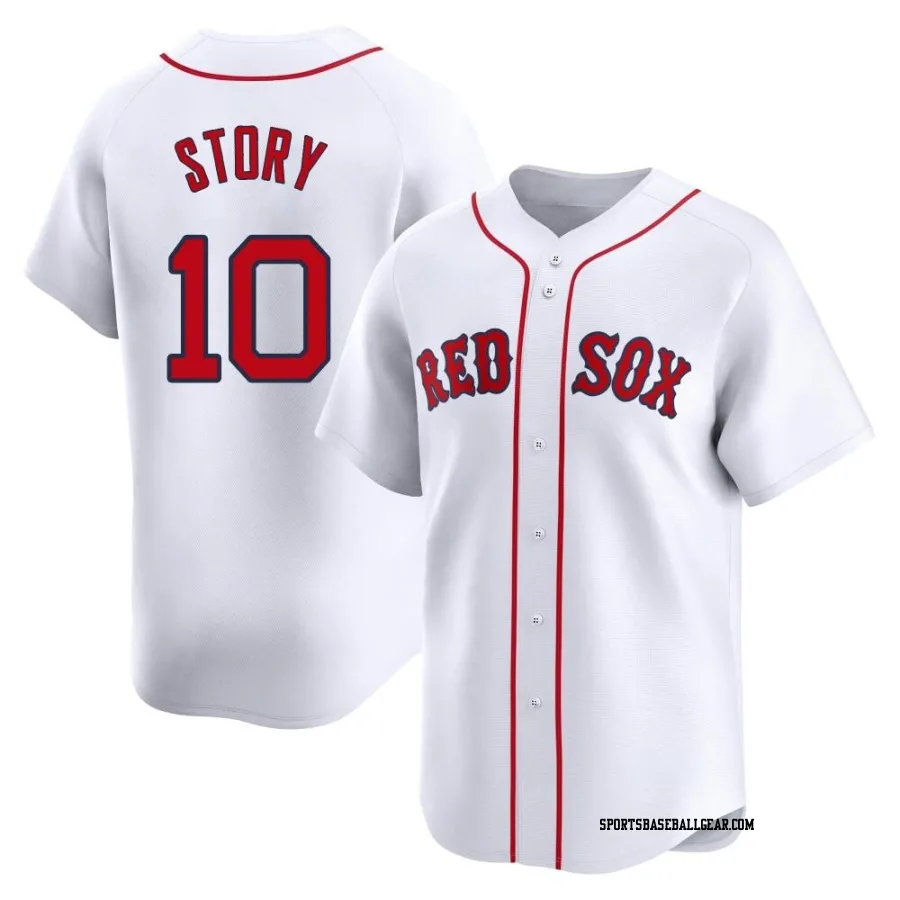 Trevor Story Youth Boston Red Sox White Limited Home Jersey