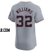 Trevor Williams Men's Washington Nationals Gray Elite Road Jersey