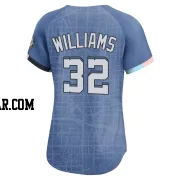 Trevor Williams Women's Washington Nationals Blue Limited 2025 City Connect Jersey