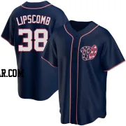 Trey Lipscomb Youth Washington Nationals Navy Replica Alternate Team Jersey