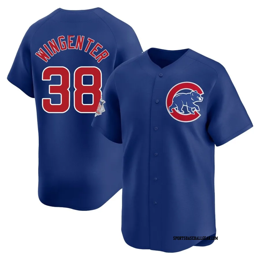 Trey Wingenter Men's Chicago Cubs Royal Limited Alternate Jersey