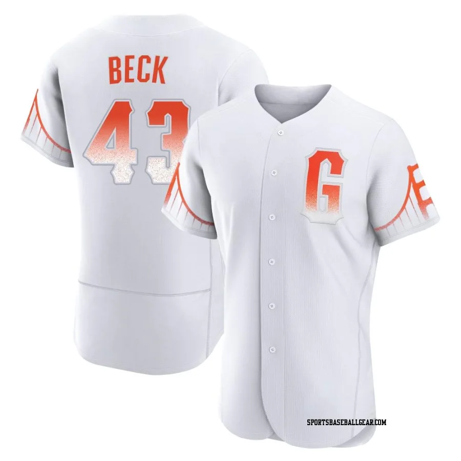 Tristan Beck Men's San Francisco Giants White Authentic 2021 City Connect Jersey