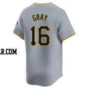 Tristan Gray Men's Pittsburgh Pirates Gray Limited Away Jersey