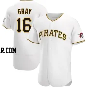 Tristan Gray Men's Pittsburgh Pirates White Authentic Home Jersey