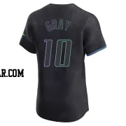 Tristan Gray Men's Tampa Bay Rays Charcoal Elite 2024 City Connect Jersey