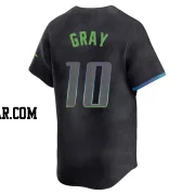 Tristan Gray Youth Tampa Bay Rays Charcoal Limited 2024 City Connect Jersey