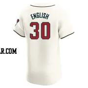 Tristin English Men's Arizona Diamondbacks Cream Elite Home Jersey