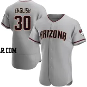 Tristin English Men's Arizona Diamondbacks Gray Authentic Road Jersey