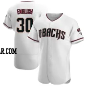 Tristin English Men's Arizona Diamondbacks White/Crimson Authentic Home Jersey