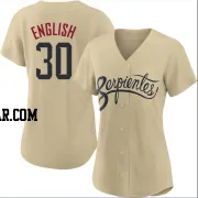 Tristin English Women's Arizona Diamondbacks Gold Authentic 2021 City Connect Cool Base Jersey