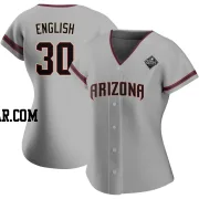 Tristin English Women's Arizona Diamondbacks Gray Authentic Road 2023 World Series Jersey