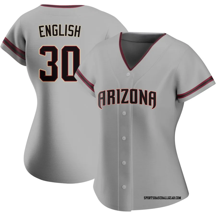 Tristin English Women's Arizona Diamondbacks Gray Replica Road Jersey
