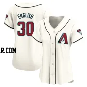 Tristin English Women's Arizona Diamondbacks White Limited Home Jersey