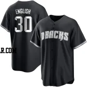 Tristin English Youth Arizona Diamondbacks Black/White Replica Jersey