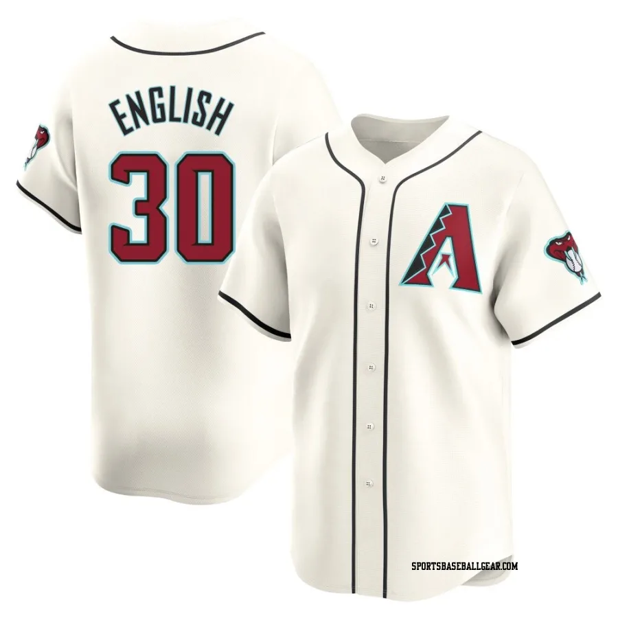 Tristin English Youth Arizona Diamondbacks White Limited Home Jersey