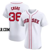 Triston Casas Men's Boston Red Sox White Elite Home Jersey