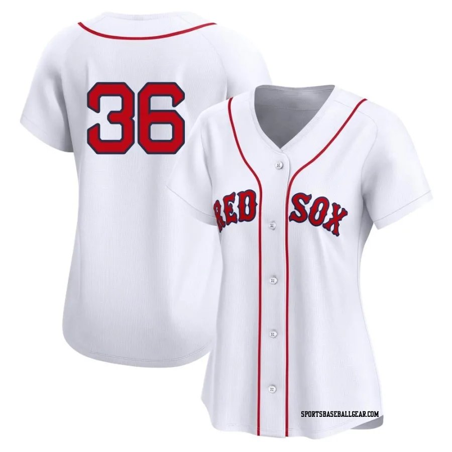 Triston Casas Women's Boston Red Sox White Limited 2nd Home Jersey