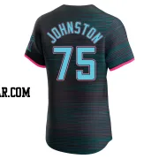 Troy Johnston Men's Miami Marlins Black Elite 2025 City Connect Jersey