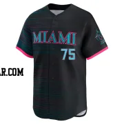 Troy Johnston Men's Miami Marlins Black Limited 2025 City Connect Jersey