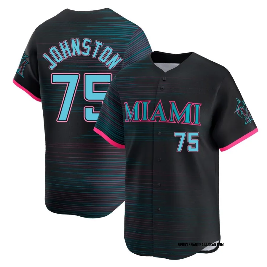 Troy Johnston Youth Miami Marlins Black Limited 2025 City Connect Jersey